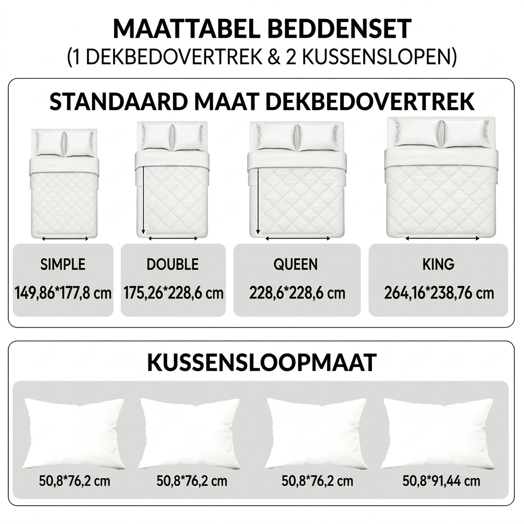 Matrasdeken set van 3 delen - Brise du Phare