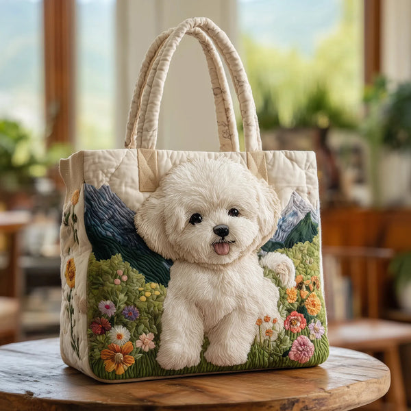 Handgemaakte Gewatteerde Tas – Betoverde Hond