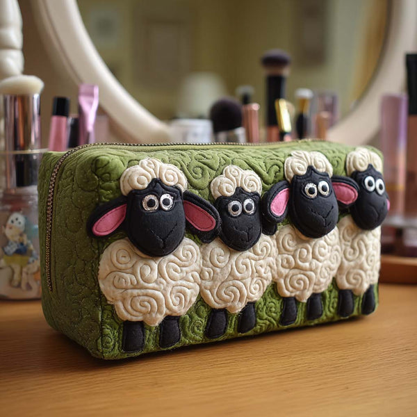 Geertruida – Gewatteerde toilettas Zachte Schapen