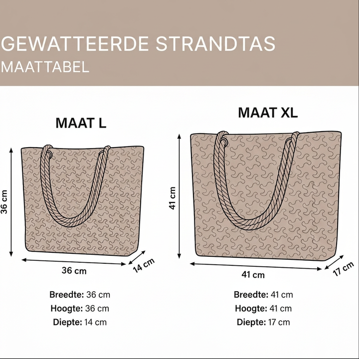 Lotte | Handgemaakte strandtas
