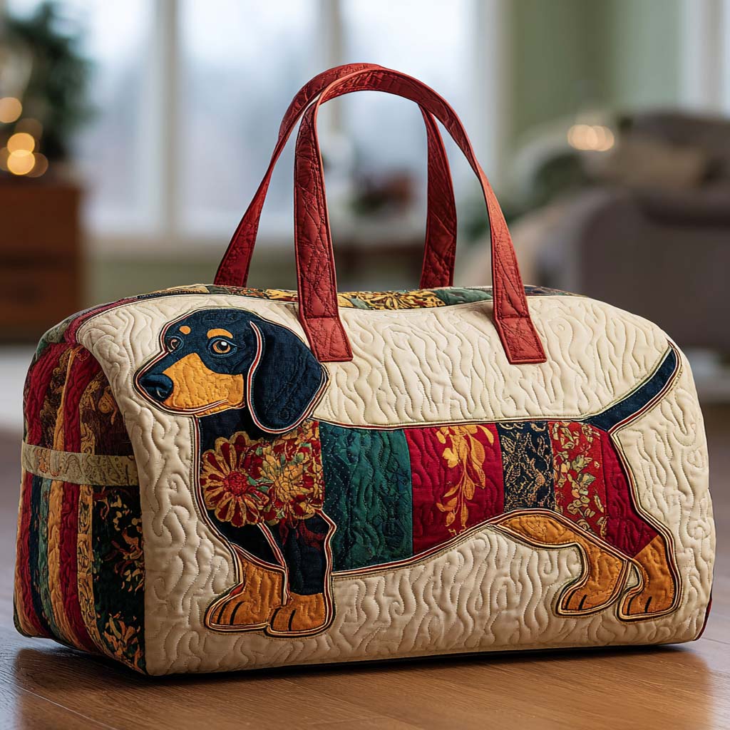 Gewatteerde Reistas - Patchwork Hond