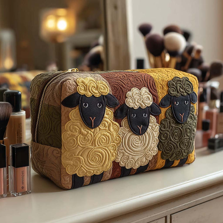 Loïs - Gewatteerde toilettas Schapen
