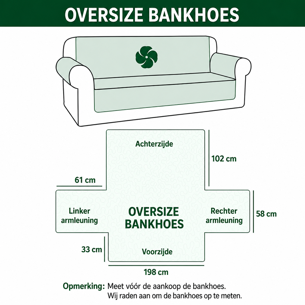 Hoes voor bank
