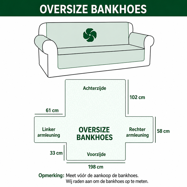 Hoes voor bank