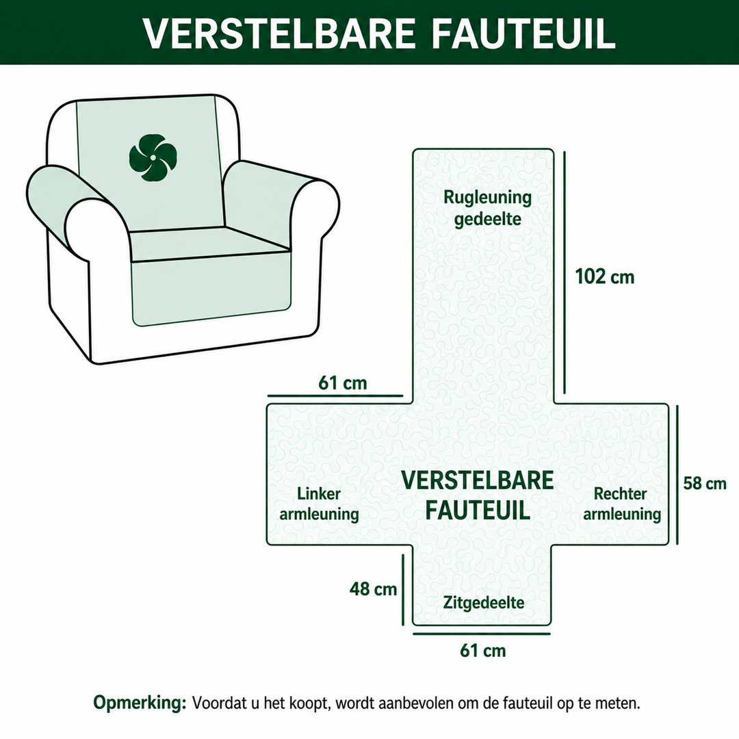 Femke - Gewatteerde bankhoes In Stijl Rustiek