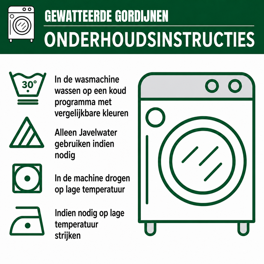 Loes - Gewatteerde gordijnen Rustieke Sterbloem