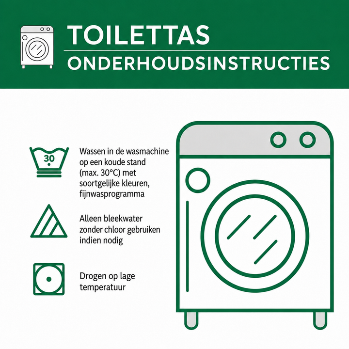 Hanne - Gewatteerde toilettas Bijen en Bloemen