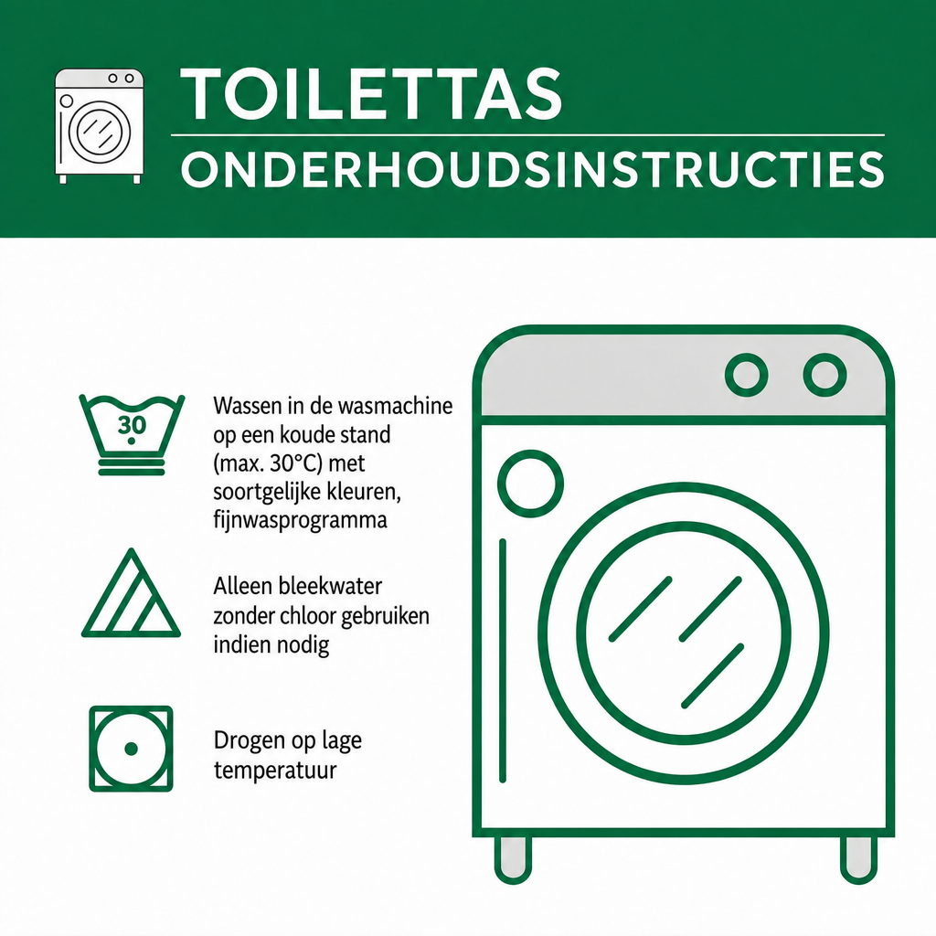 Willemke - Gewatteerde toilettas Elegant Bloem