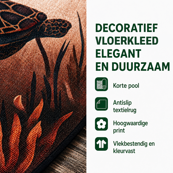 Tess - Decoratief vloerkleed Diep Voorouderlijk