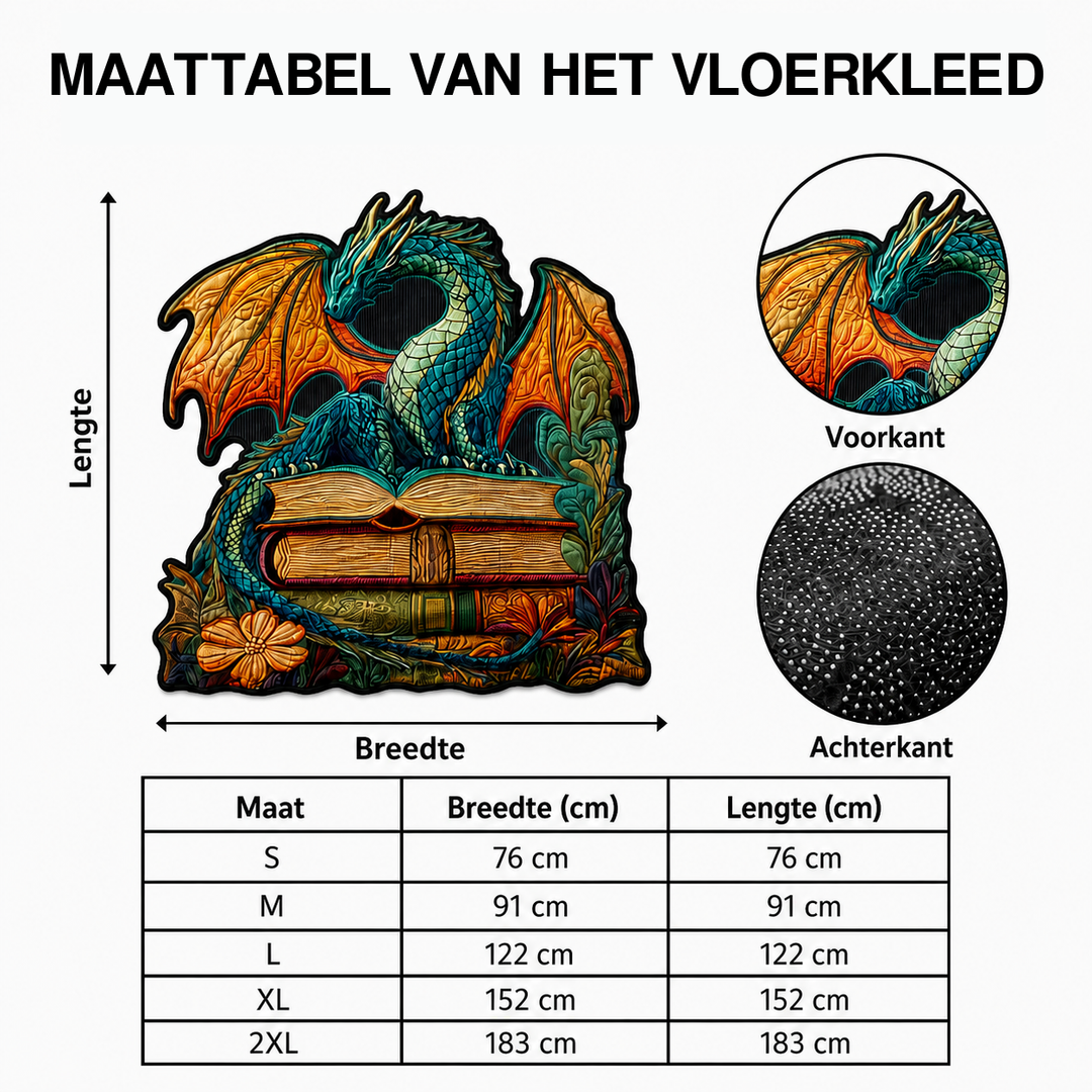 Wendy - Decoratief vloerkleed Gepersonaliseerd Vorm van Poot Abstract